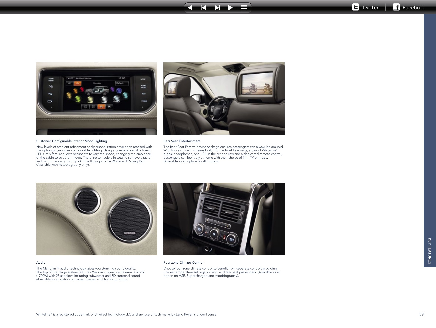 2014 Range Rover Sport Brochure Page 22